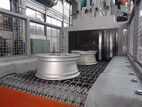 Aluminum Alloy Wheel Abrasive Blasting Machine